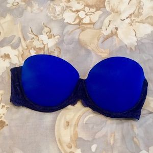 EUC strapless push up bra Victoria’s Secret Pink